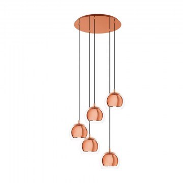 Ceiling Hanging Illuminant Rocamar 1 98595 Copper Eglo