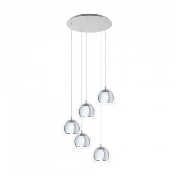 Φωτιστικό Οροφής Κρεμαστό Rocamar 1 98596 Chrome Eglo
