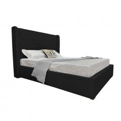 Κρεβάτι Duchess 09-1786 Για Στρώμα 160x200cm 220,5x181x135cm Anthracite