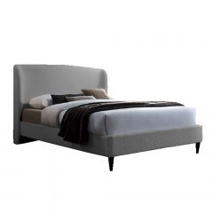 Bed Teddy 09-1747 For Mattress 160x200cm 221x171,5x111cm Light Grey