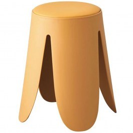Stool Tulip 16-0668 D30x46cm Yellow YELLOW