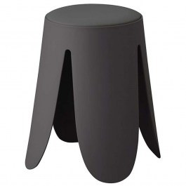 Stool Tulip 16-0671 D30x46cm Black BLACK