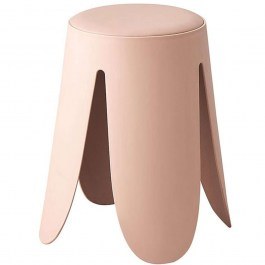 Stool Tulip 16-0672 D30x46cm Pink PINK