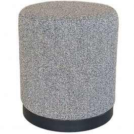 Stool Cloud 16-0609 D40x45cm Beige-Black BEIGE