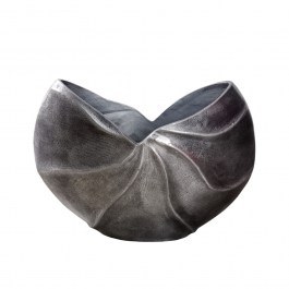 Aluminum VaseIwa 3 022137 38x13xH28cm Antique Silver SILVER