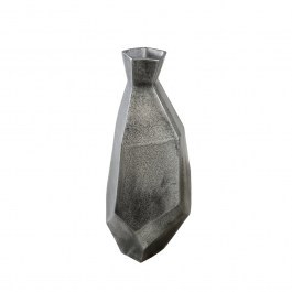 Aluminum Vase Iwa 4 022140 D17xH25cm Antique Silver SILVER