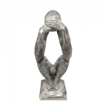 Table Deco Pensei 1 020704 8x7xH21cm Silver