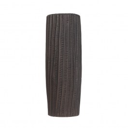 Βάζο Κεραμικό Rige 12x12xH35,5cm Anthracite Mat ANTHRACITE