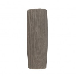Βάζο Κεραμικό Rige 12x12xH35,5cm Grey Mat GREY