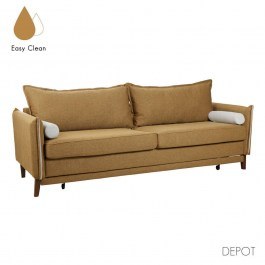 Sofa - Bed Commodo 71-0036 Three-Seater 230x81x88cm Camel CAMEL