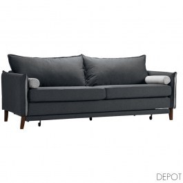 Sofa-Bed Commodo 71-0037 230x81x88cm Anthracite ANTHRACITE