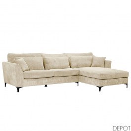 Καναπές Γωνία Δεξιά Forever 71-0154 316x185x92cm Beige BEIGE