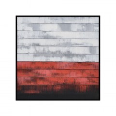 Frame On Canvas Murus 017133 82x82xH4,5cm Red