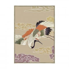 Frame On Canvas Cranes In Color 020679 70x100xH4,5cm Multi