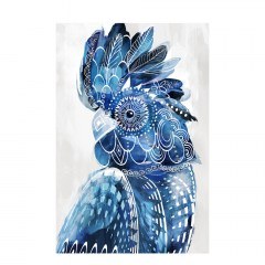 Painting On Canvas Blue Major 022078 80x120xH3,5cm White-Blue