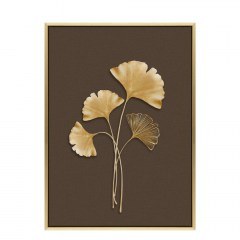 Frame On Canvas Chengo 021082 31,5x41,5xH3,5cm Brown-Gold