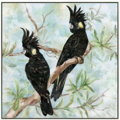 Canvas Painting Aterrimus 022076 82,5x4,5x82,5cm Multi