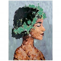 Canvas Painting Spring Lady 2 020666 60x3,5x80cm Multi