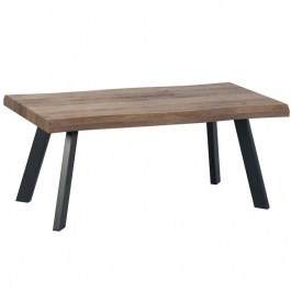 Coffee Table Brick-Urban 04-0586 110x60x45cm Walnut-Black WALNUT