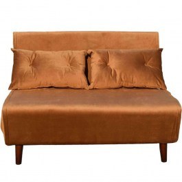 Sofa - Bed Two-Seater Falcon 01-3328 121x90x80cm Camel CAMEL