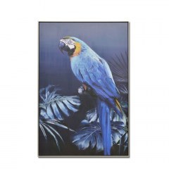 Canvas Painting Blue Popinjay 016259 82x122x5cm Multi