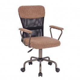 Καρέκλα Γραφείου Bell 25-0723 54x52x92 Light Brown-Gunmetal LIGHT BROWN