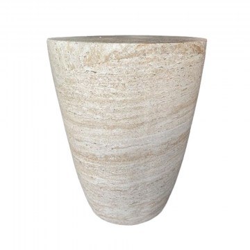 Side Table Lithos Conic 04-1221 37x37x47 Beige