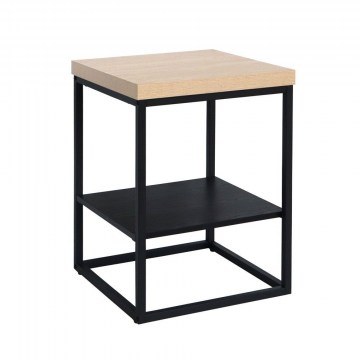 Side Table Ale 04-1061 45x45x60 Sonoma-Black
