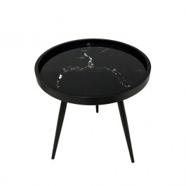 Side Table Marm 04-0638 49.5x49.5x52 Black BLACK