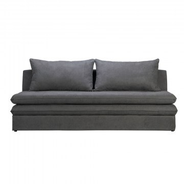 Καναπές-Κρεβάτι Girasole 71-0226 Τριθέσιος 200x87x90cm Anthracite
