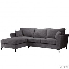 Καναπές Boel Αριστερή Γωνία 71-0124 280x170x92cm Grey GREY