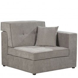 Armchair Mexico 71-0245 101x101x83cm Grey GREY