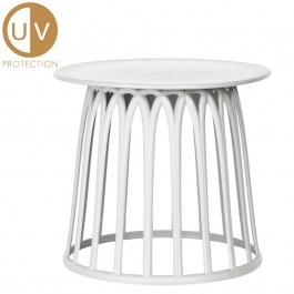 Coffee Table 27-0123 49.5x49.5x44cm White WHITE