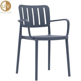 Καρέκλα Milano 27-0247 53x58x81.5cm Blue BLUE