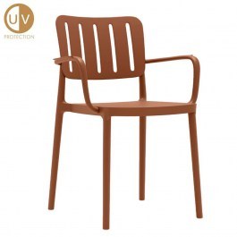 Καρέκλα Milano 27-0245 53x58x81,5cm Terracotta TERRACOTTA