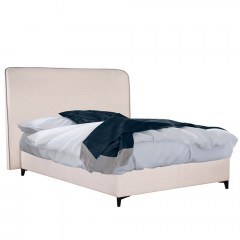Colombo Bed (For Mattress 160x200cm) 09-2117 210x170x120cm Ecru-Black