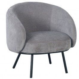 Armchair Malu 01-3234 74x68x74cm Black-Grey GREY