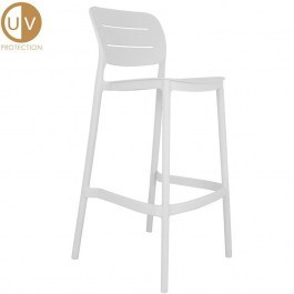 Bar Stool Zurich 26-0070 50x48.5x103.5 White WHITE