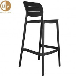 Bar Stool Zurich 26-0071 50x48.5x103.5 Black BLACK