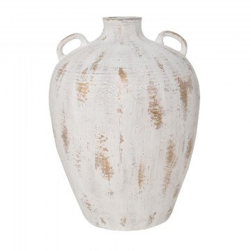 Vase Kea 031622 40x40x57cm White-Gold