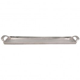 Διακοσμητικός Δίσκος Adoro 017620 61x16x4cm Silver SILVER
