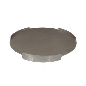 Decorative Disc Brontie 032500 36x36x4cm Silver