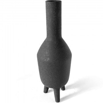 Βάζο Ifigenia 032298 15x15x45cm Black