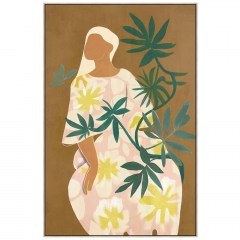 Πίνακας Καμβάς Flower Lady 030530 60x5x90cm Multi