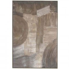 Πίνακας Καμβάς Subversive 030077 80x4x120cm Champagne