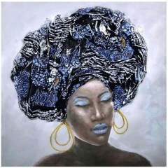 Canvas Painting Mavaz 022845 100x3x100cm Multi