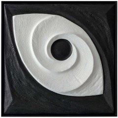 Πίνακας Καμβάς Vision 030511 60x5x60cm Black-White