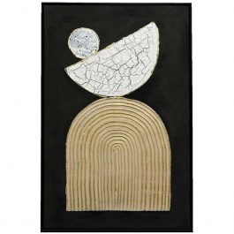 Πίνακας Καμβάς Art Vibrance 030076 60x4x90cm Multi-Black MULTI-BLACK