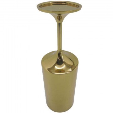 Candlestick Aria 029066 10x10x33cm Gold