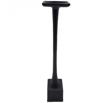 Candlestick Larsen 029000 9x9x48cm Black
